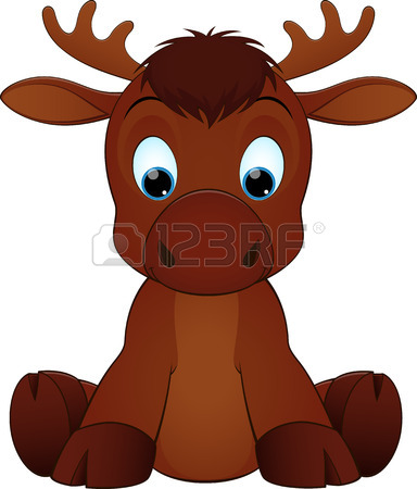 384x450 Moose Clip Art