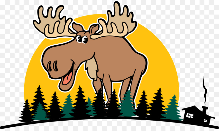 900x540 Bullwinkle J. Moose Deer Drawing Clip Art