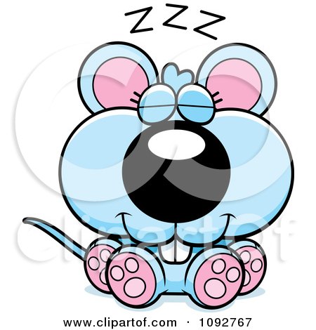 450x470 Royalty Free (Rf) Sleeping Mouse Clipart, Illustrations, Vector