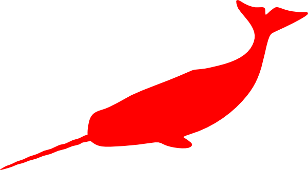 600x332 Red Narwhal Clip Art