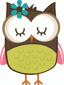 225x300 Girl With Owl Clipart