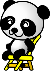 213x297 Cute Panda Bear Clip Art