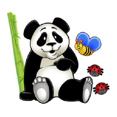 400x400 Panda Bear Clipart 6.png