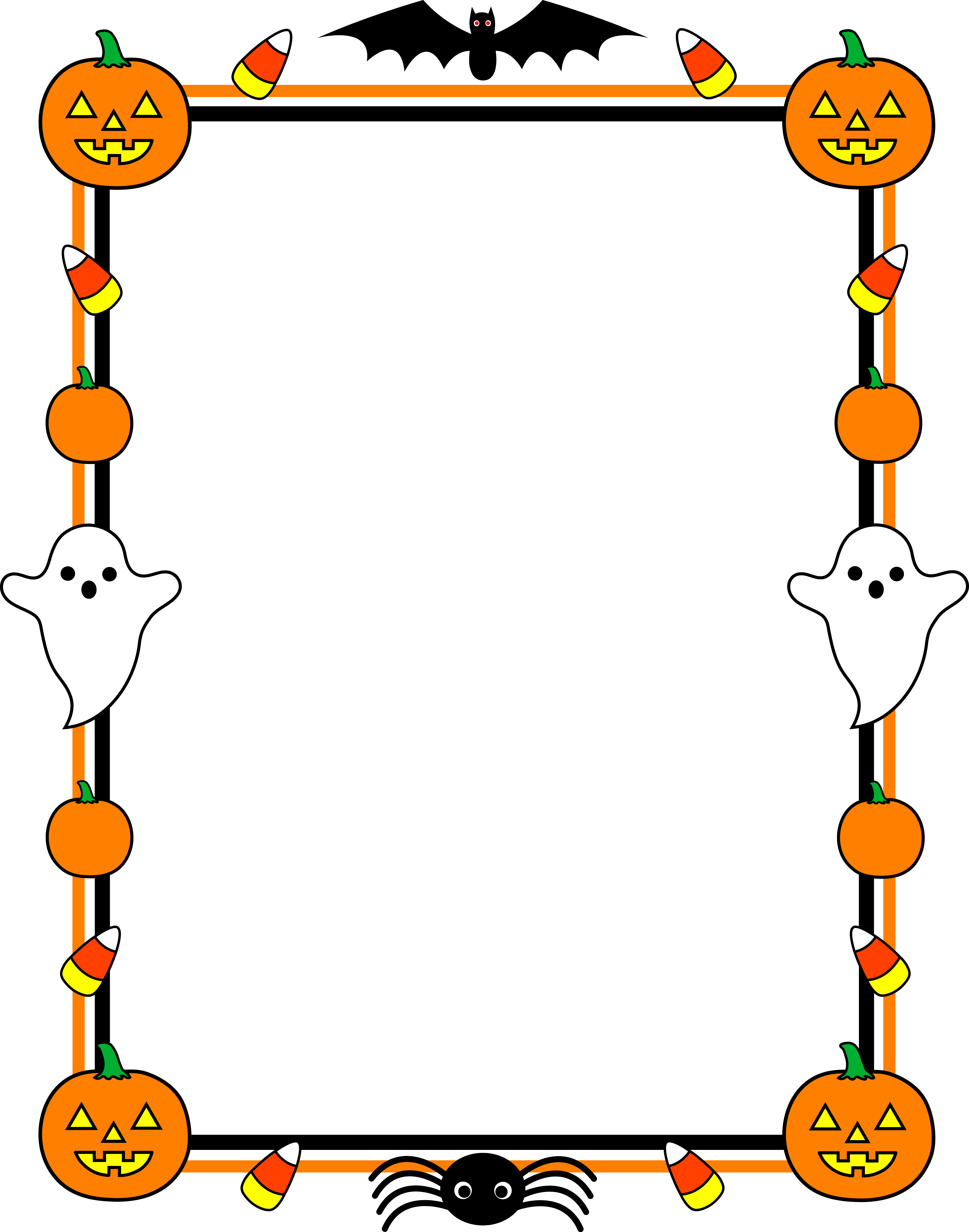 6655x8464 Cute Jack O Lantern Clip Art Clipart Panda