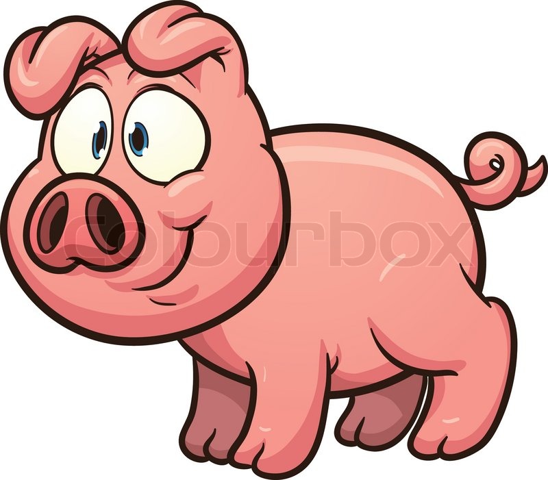 800x701 Cute Little Pig Clipart
