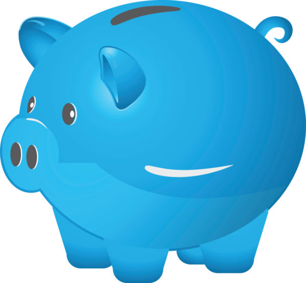 600x555 Cute Piggy Bank Clipart