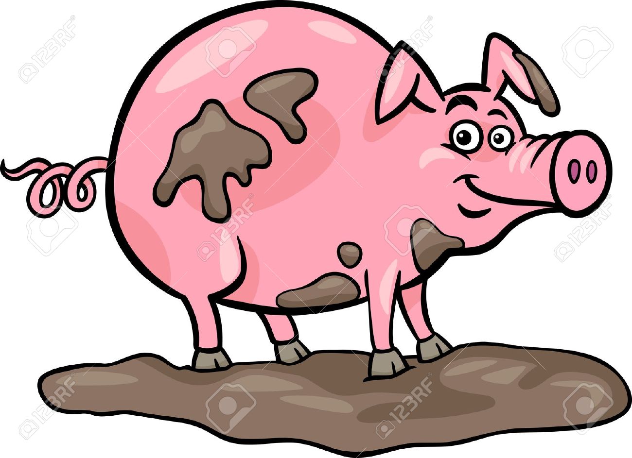 1300x943 Pig Clipart