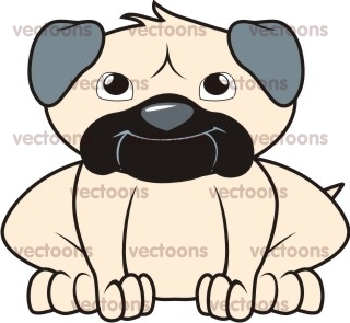 320x295 Cute Pug