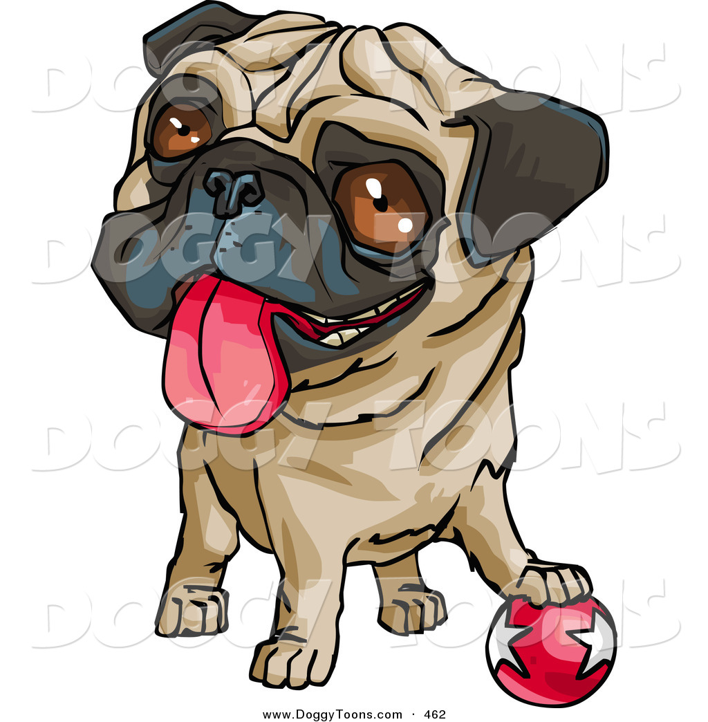 1024x1044 Doggy Clipart Of A Cute Brown Eyed Drawing Of A Pug Dog Hanging
