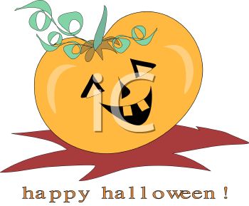 350x289 Cute Happy Halloween Pumpkin