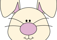 200x140 Cute Bunny Clipart Cute White Rabbit Clipart Science Clipart