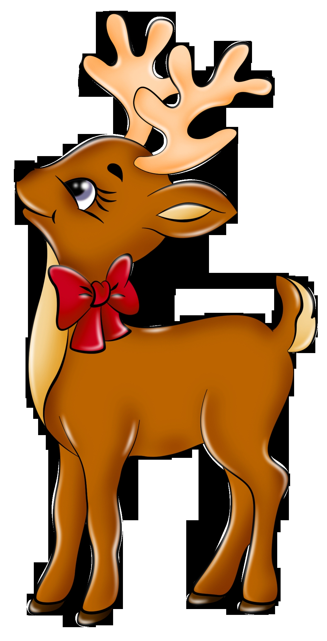 1064x2086 Fresh Reindeer Clipart Design