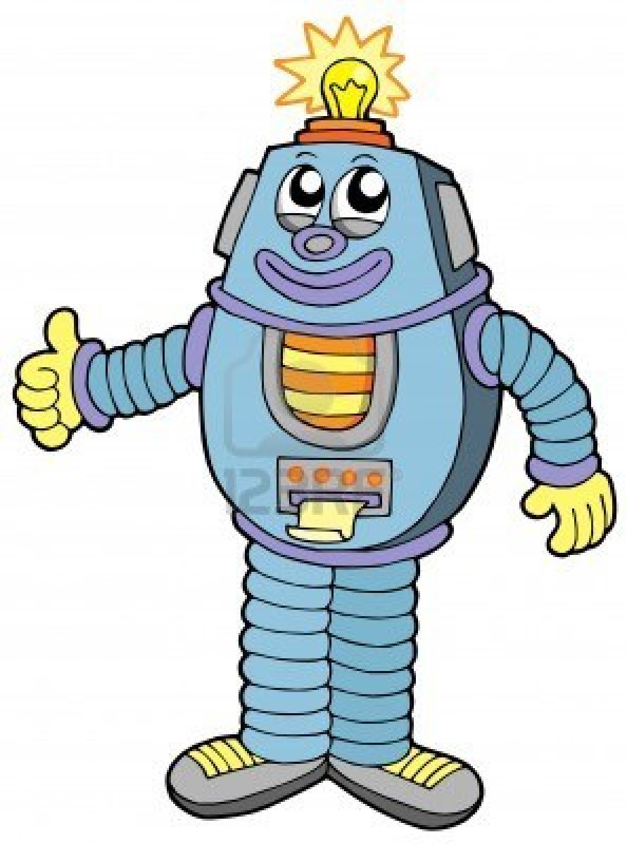 891x1200 Cute Robot Clipart