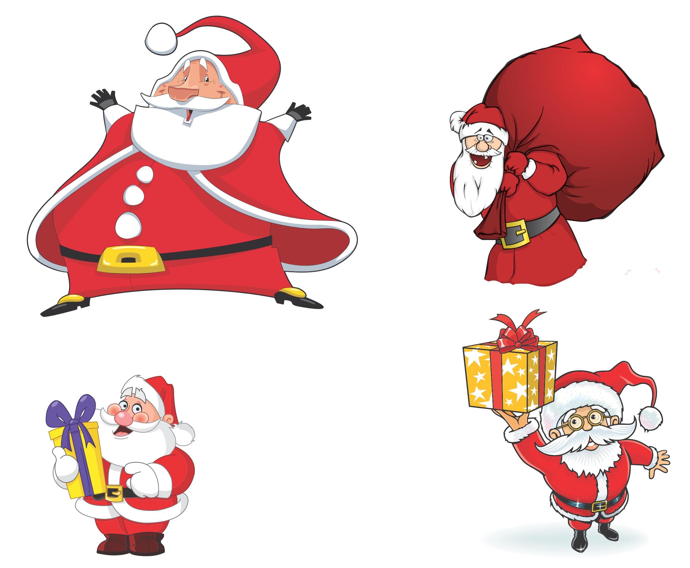2256x1860 Cartoon Santa Claus Vector 01 [Eps File] Vector Eps Free Download