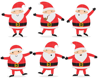 340x270 Dancing Santa Clipart Can Can