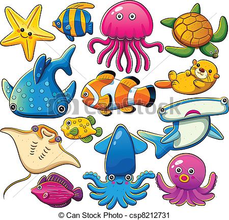 450x431 Sea Animals Clipart Free