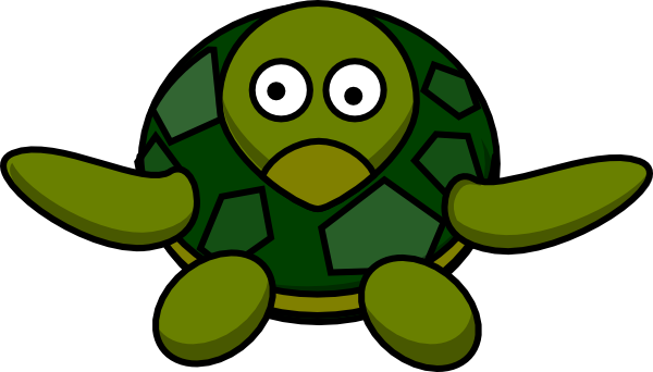 600x342 Cute Turtle Clip Art