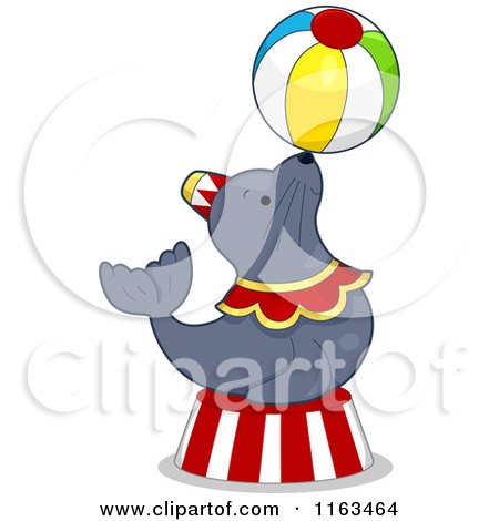 450x470 Clipart Of A Cute Seal Swimming