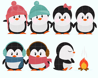 340x270 Penguin Clipart Etsy