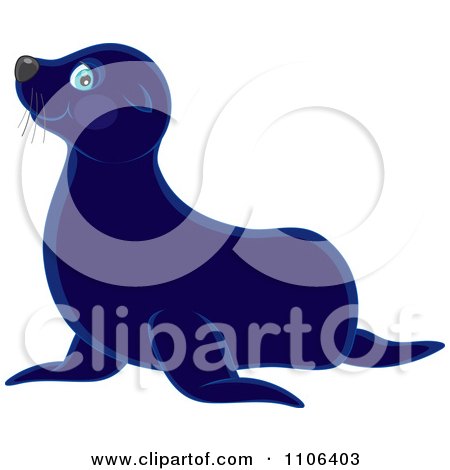 450x470 Royalty Free (Rf) Clipart Of Sea Lions, Illustrations, Vector