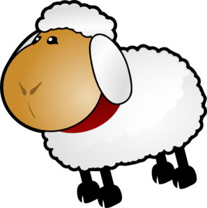 297x299 Sheep, Rotate 6 Clip Art