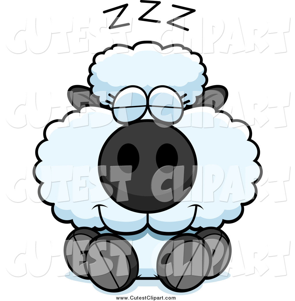 1024x1044 Cartoon Vector Clip Art Of A Cute Sheep Sleeping By Cory Thoman