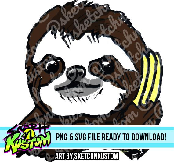 570x532 Cute Sloth Clip Art Sloth Clipart Png Sloth Clipart Svg
