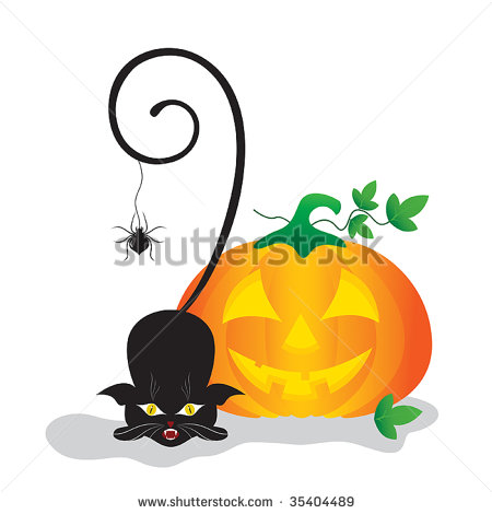 450x470 Cute Halloween Cat Clipart Clipart Panda
