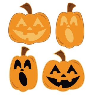 320x320 Happy Halloween Spider Clipart