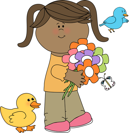 534x550 Cute Spring Clip Art Spring Friends Clip Art Image