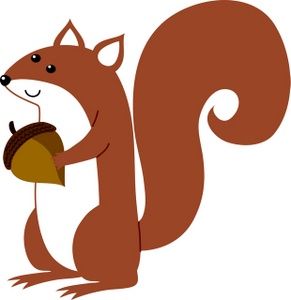 291x300 Squirel Clipart