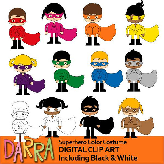 570x570 Superhero Clip Art , Colors Clipart