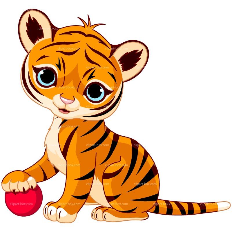 800x800 Clipart Baby Tiger Playing Cheryl's Clipart