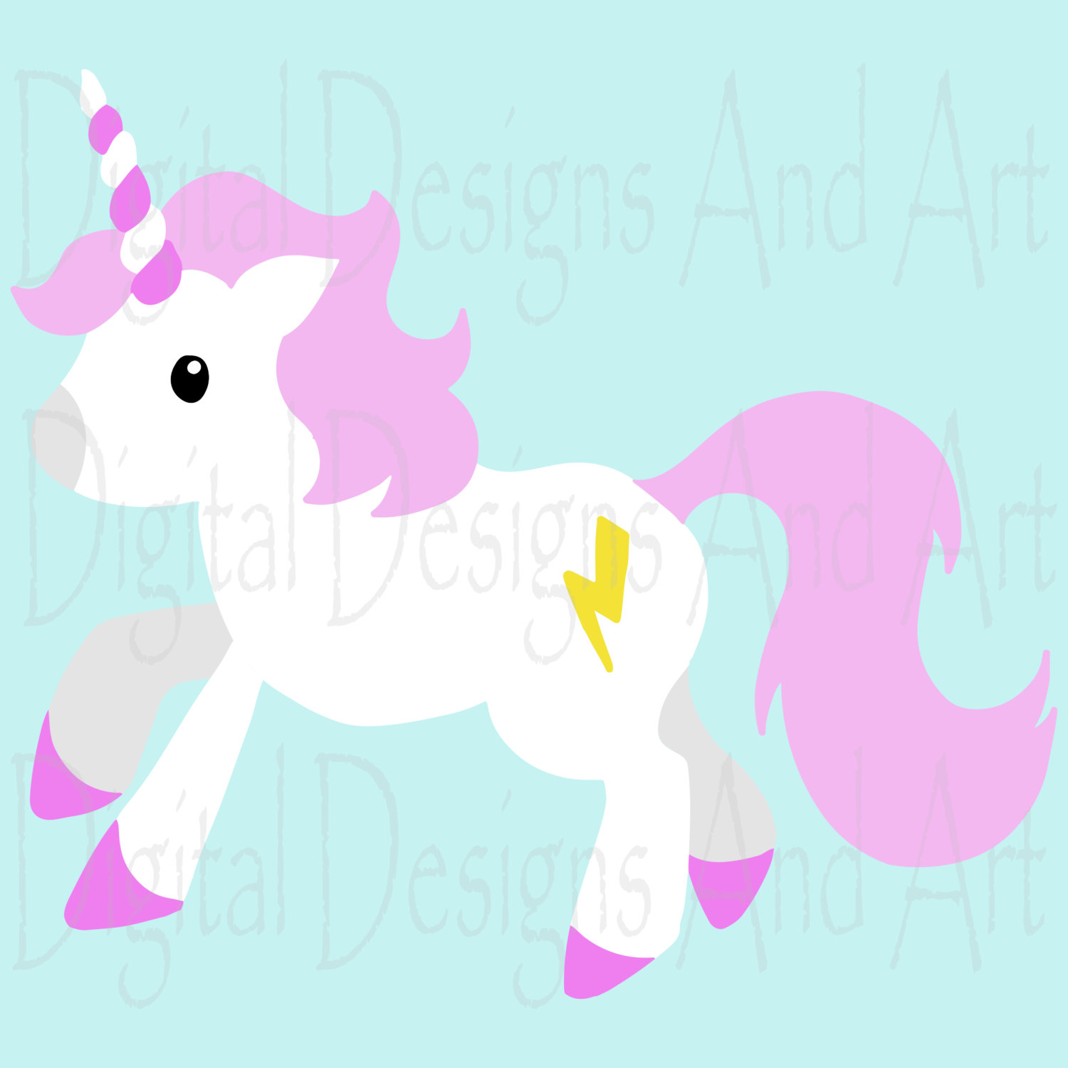 1500x1500 Unicorn Clipart, Cute Unicorns Clipart, Pink Unicorn Clip Art