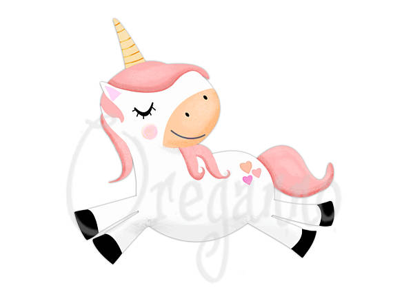 570x440 Cute Party Unicorn Clipart Graphics Unicorn Commercial Use