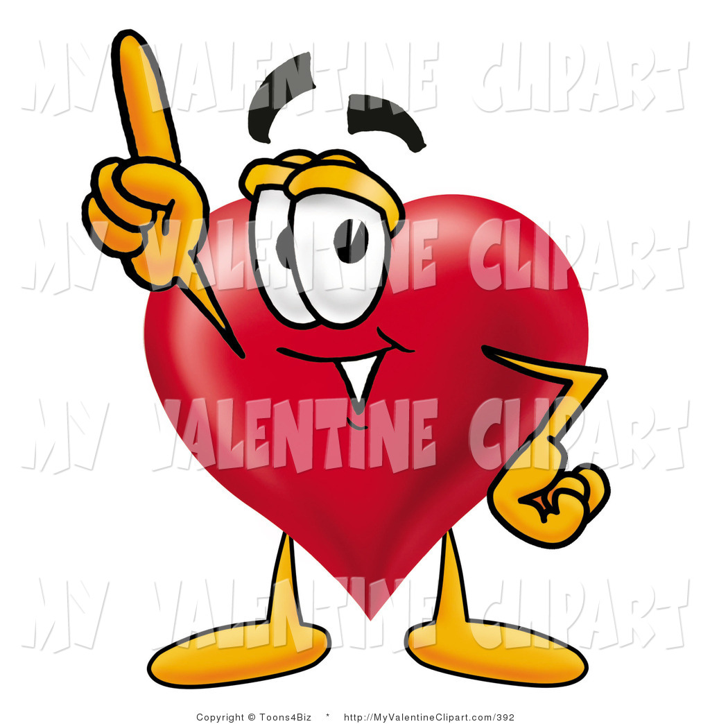 1024x1044 Valentine's Clipart Of A Cute Love Heart Mascot Cartoon Character