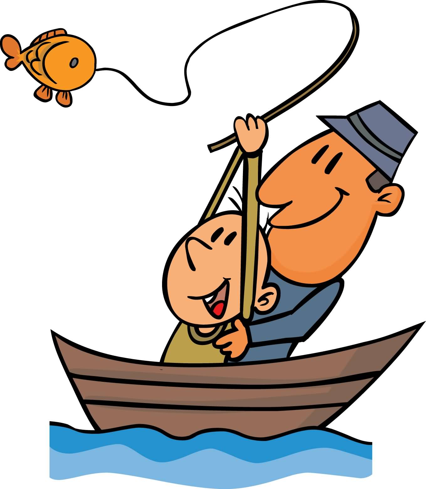 1359x1559 Cute Go Fishing Day Clip Art