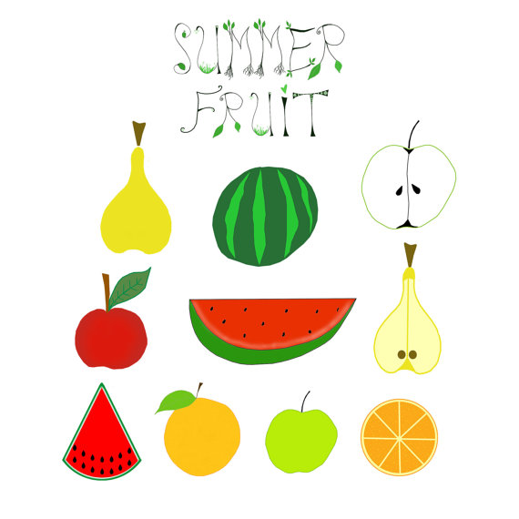 570x570 Fruit Clip Art, Summer Fruit Images, Apple Images, Watermelon