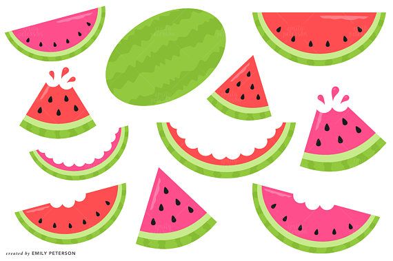 570x379 Fruta Verano Lindo Clipart Clip Art Uso Patilla