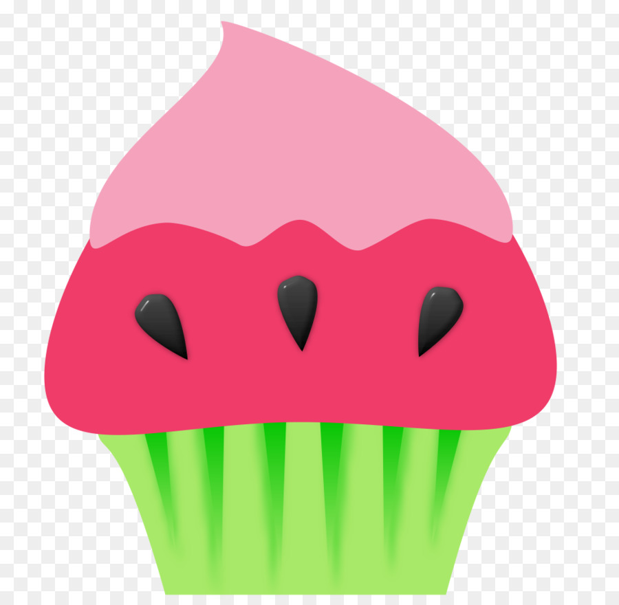 900x880 Cupcake Watermelon Petit Four Clip Art
