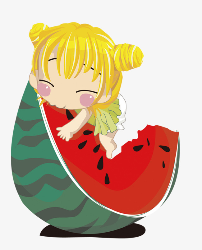 650x804 Cute Baby Eat Watermelon, Baby, Girl, Little Girl Png Image