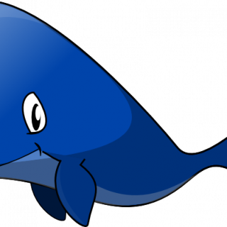 320x320 Whale Clipart Blue Clip Art Cute