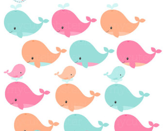 340x270 Whales Clip Art Set Etsy