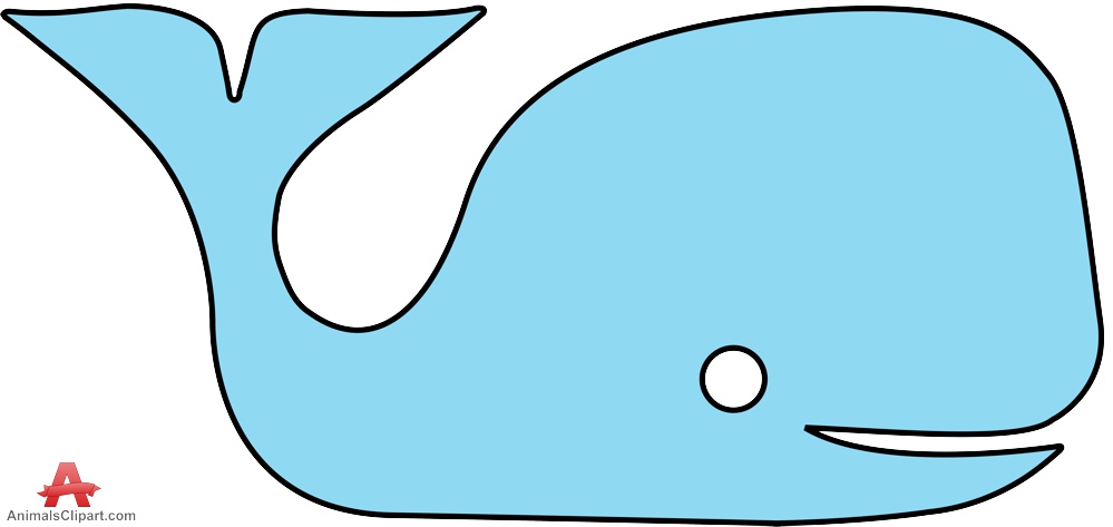 999x473 Whale Clip Art Free Cute Clipart Whale 9