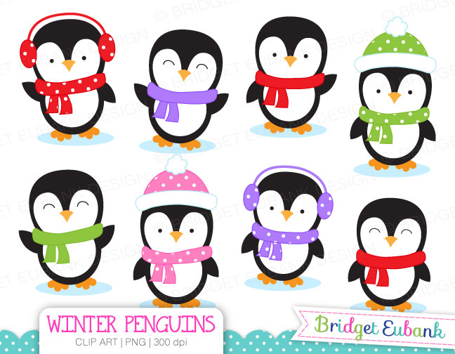 648x504 Clip Art, Penguin Clipart, Winter Penguins Clip Art, Penguin