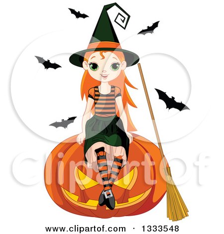 450x470 Royalty Free (Rf) Halloween Witch Clipart, Illustrations, Vector