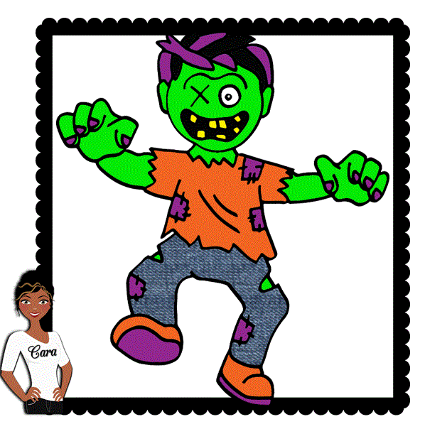 598x597 Creative Playground The Spookiest Halloween Fonts And Zombies, Too!