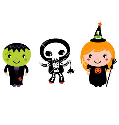 380x400 Cute Halloween Kids