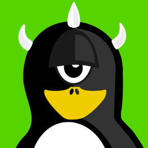 300x300 Cyclops Penguin Clip Art