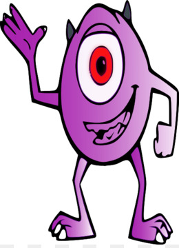 260x360 Free Download Alien Cyclops Cartoon Monster Clip Art